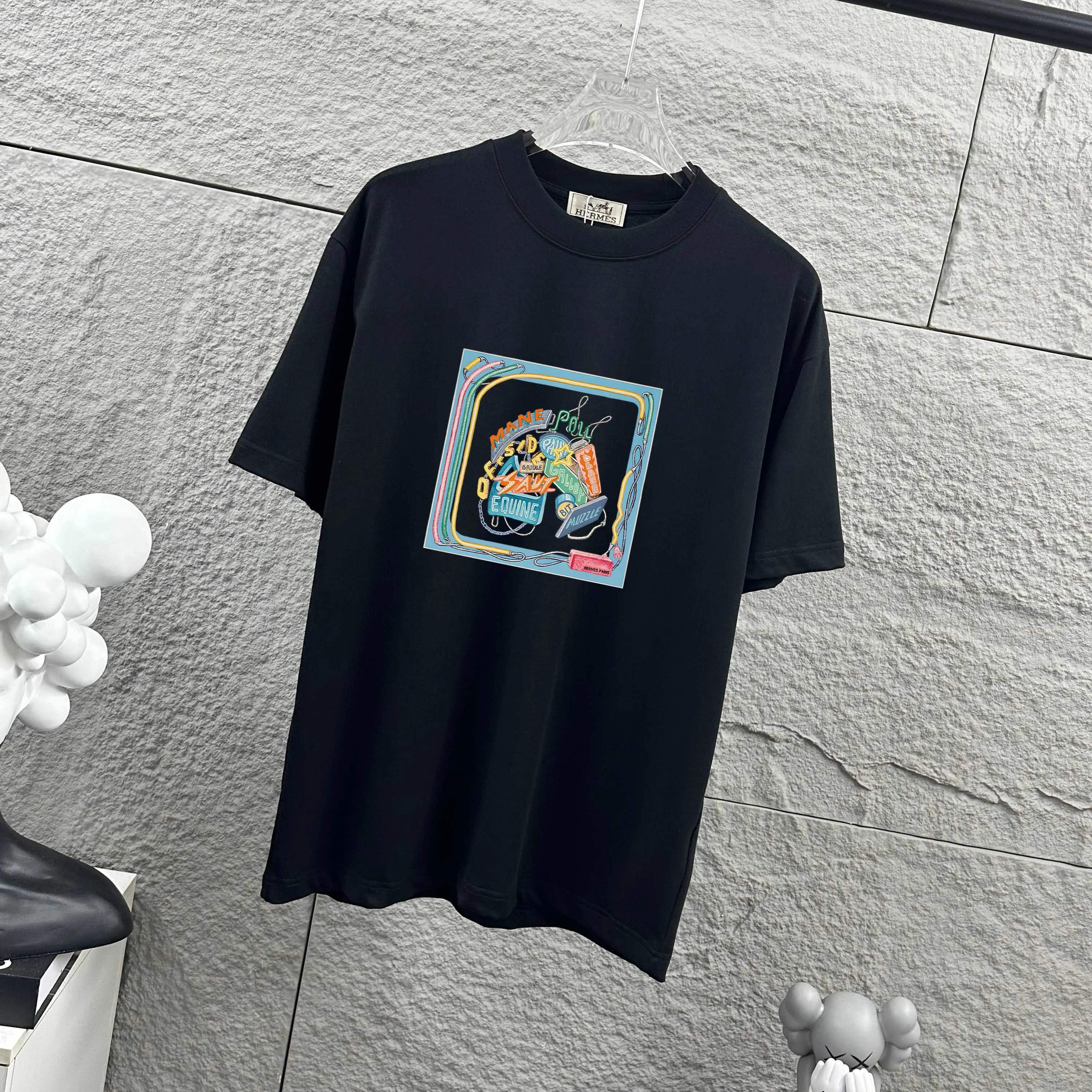 Herme* * 2026 New Arrival Classic T Same Style ：Black White Red Size： S （90-130 ） M （120-150 ） L （140-165 ） XL （160-180 ） XXL （180-210 ）